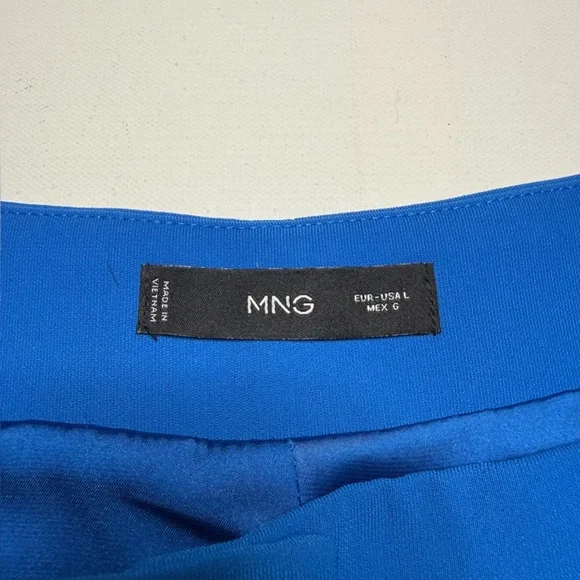 MANGO Halter Neck Gilet Buttons Sleeveless Suit Vest Blazer Royal Blue - Picture 9 of 10